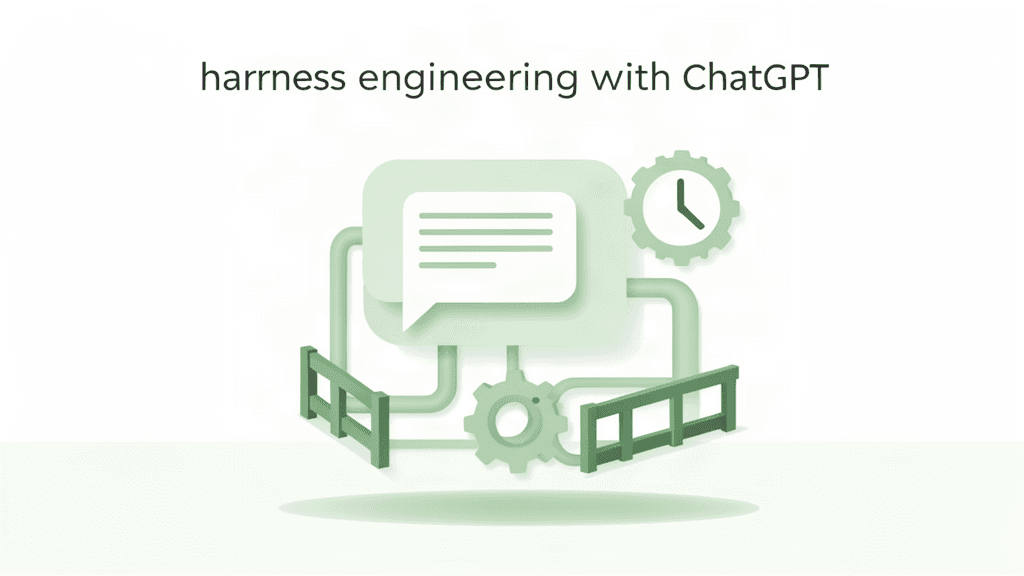 用 ChatGPT 做 Harness Engineering:把聊天窗口变成可靠的工作系统|AI 实战指南 封面图